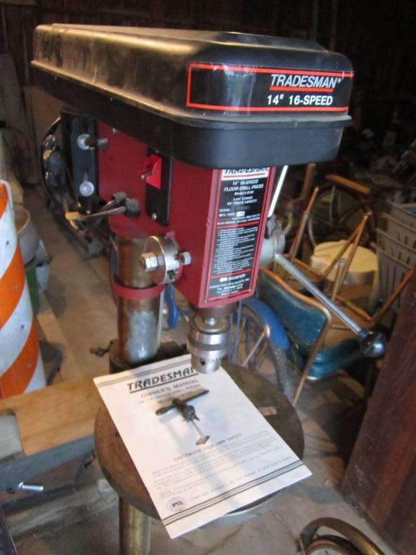 lot 94 image: 14 16 speed drill press (Tradesman...
