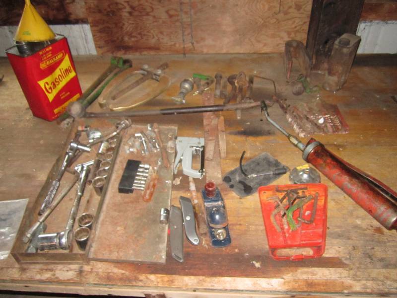 lot 151 image: Assorted hand tools and sockets...