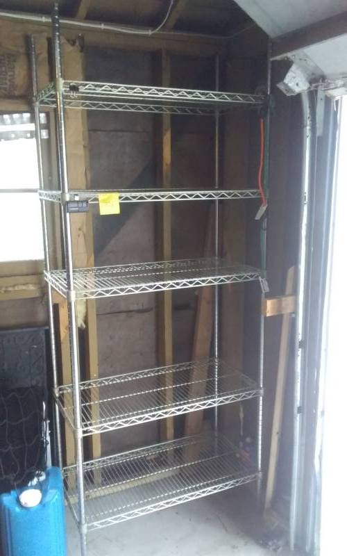 lot 3 image: NSF Wire Rack 36x18x84