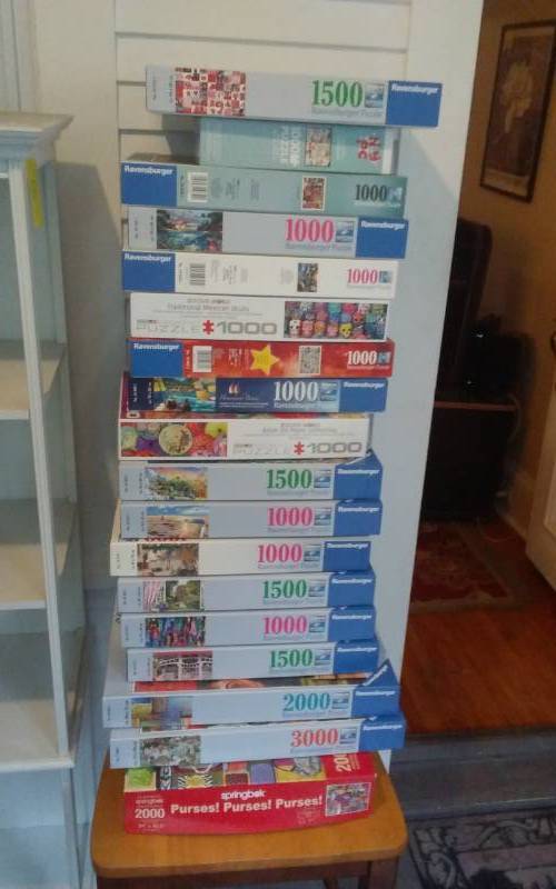 lot 51 image: Large Lot Of Ravensburger Puzzles