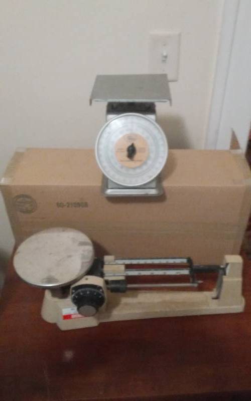 lot 58 image: OHAUS 3-Beam Scale & Accu-Weigh Scale