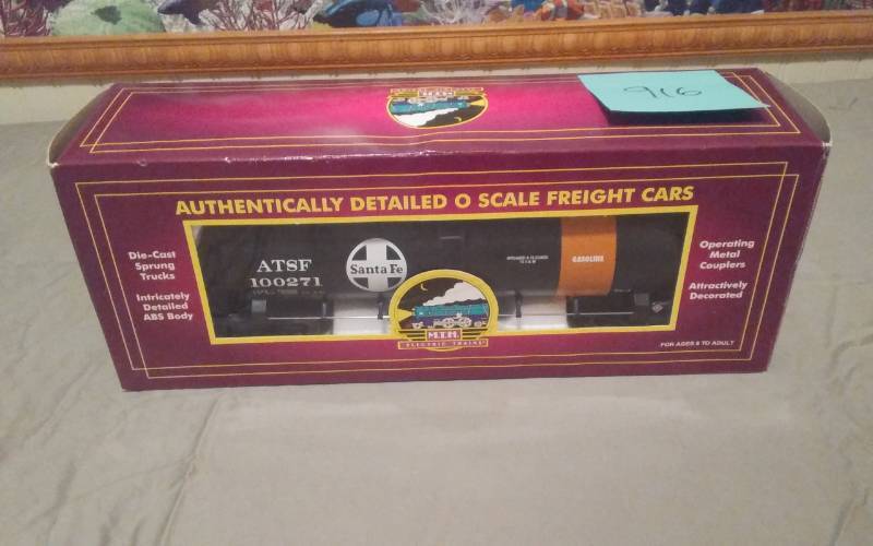 lot 65 image: MTH Die Cast Santa Fe O-Scale Freight Car