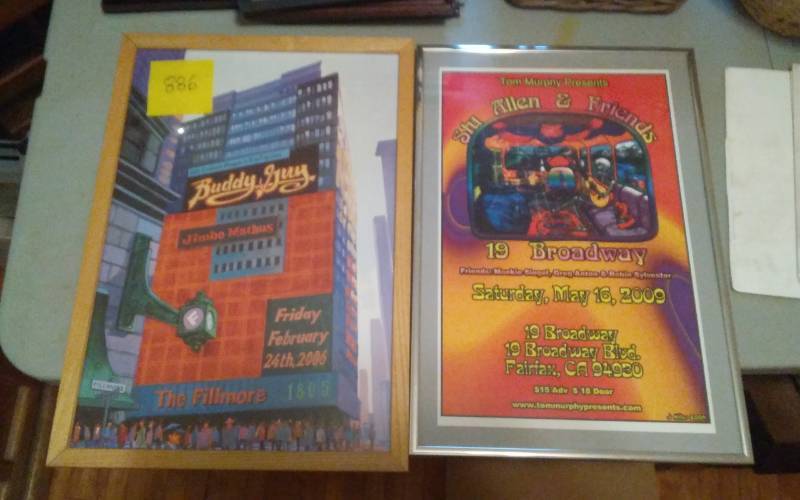 lot 88 image: 2-Framed Pictures- Buddy Guy & Stu Allen 14x20