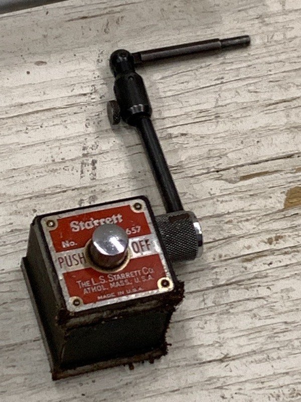 lot 12-A image: Lot Of Starrett Indicator Dials, Push-Off Switch & Wheel Counter