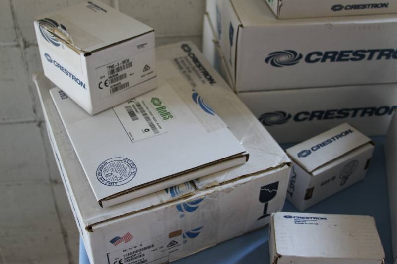 lot 39 image: Lot of Crestron Professional Audio & Video & Control Items - Mostly NEW in Boxes