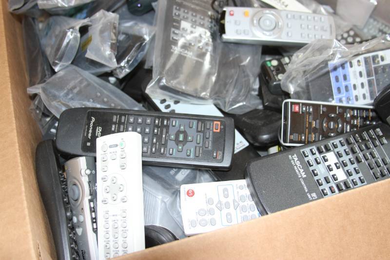 lot 45 image: Huge Lot of Miscellaneous Pro Audio & Video Remote Controls