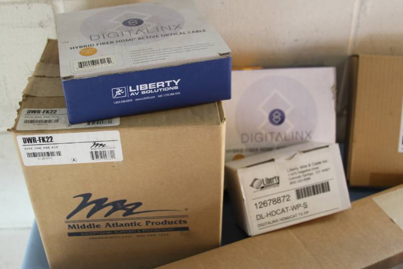 lot 50 image: Lot of Miscellaneous Professional Audio & Video Items - Lots of New Items