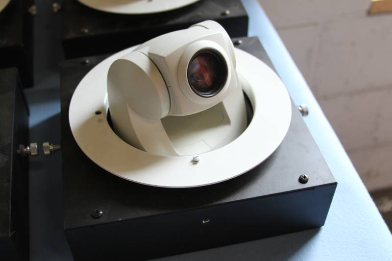 lot 13 image: Lot of Four (4) Vaddio CeilingView PanTiltZoom PTZ 70 CCTVSurveillance CCTV  Video Cameras