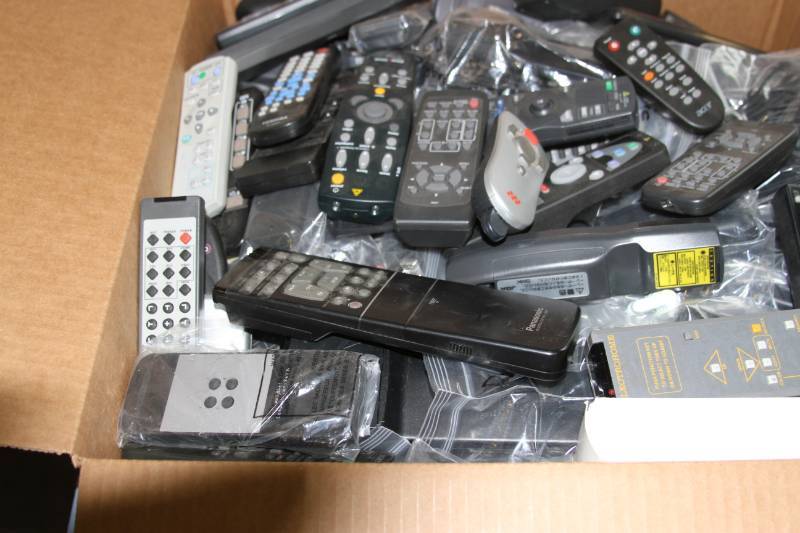 lot 18 image: Huge Lot of Miscellaneous Pro Audio & Video Remote Controls
