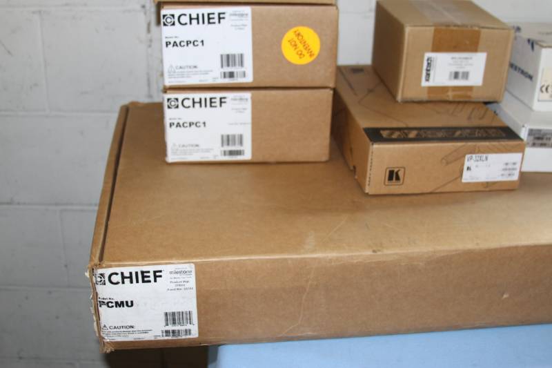 lot 21 image: Lot of Miscellaneous Professional Audio & Video Items - Mostly New in Box