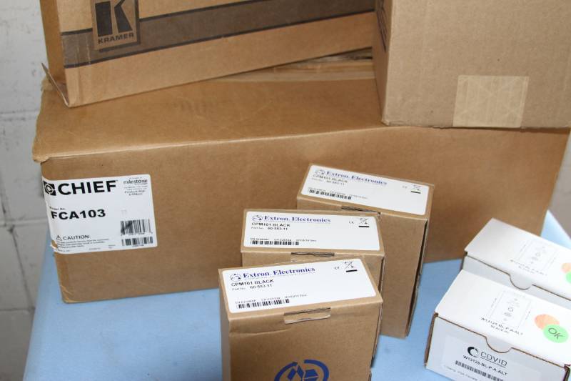 lot 22 image: Lot of Miscellaneous Professional Audio & Video Items - Mostly NEW Items