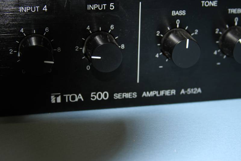 lot 59 image: TOA 500-Series Professional Multi-Channel Power Audio Stereo Amplifier
