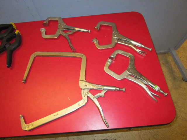 lot 623 image: VISE GRIPS AND SPRING CLAMPS