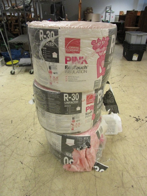 lot 631 image: OWENS CORNING INSULATION ROLLS AND SHOP SUPPLIES
