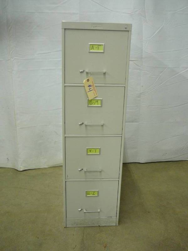 Haskell 4 Drawer File Cabinet Machine Manufacturing Overrun