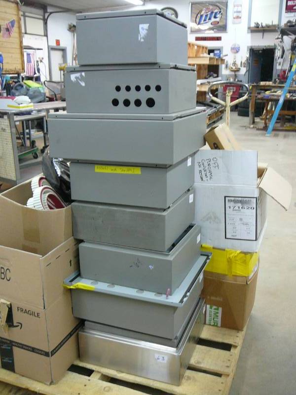 lot 26 image: Hoffman Enclosures & Parts