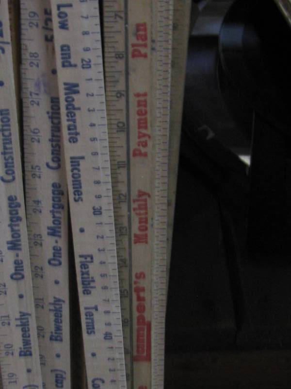 Advertising Yard Sticks
