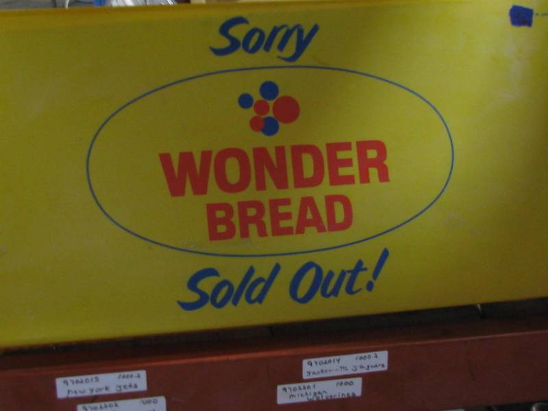 Wonder Bread Signs