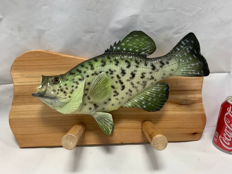 lot 1 image: New Crappie Coat Rack $75 Online & Sold Out
