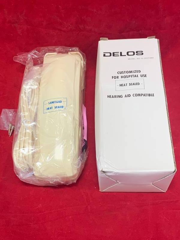 lot 45 image: NOS Vintage Antique Old School Telephone