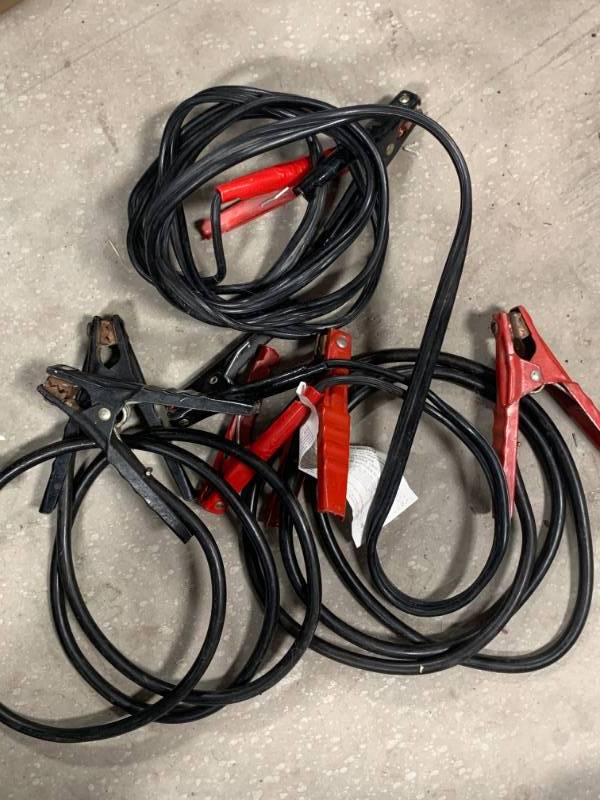 lot 51 image: Lot of 2 Sets of Jumper Cables