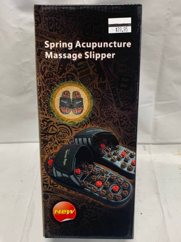 lot 73 image: New Acupuncture Massage Slippers