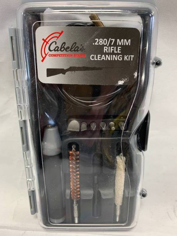 lot 94 image: New Cabelas Competition Series .280  7mm Gun Cleaning Kit