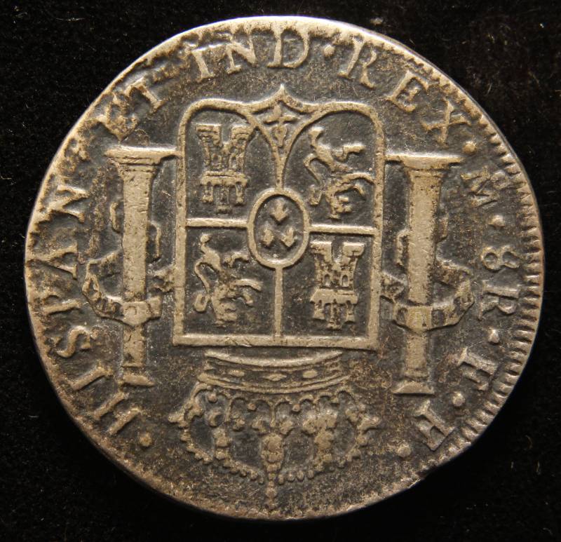 lot 01 image: 1783 8 REALES SPANISH COLONIAL MEXICO EARLY TRADE DOLLAR