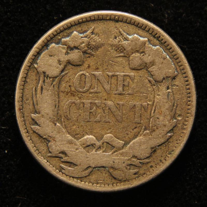 lot 09 image: 1857 US FLYING EAGLE CENT