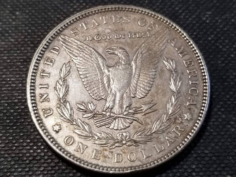 lot 19-A image: 1896 MORGAN SILVER DOLLAR