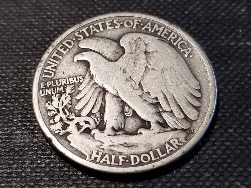 lot 22-A image: 1917 WALKING LIBERTY HALF DOLLAR