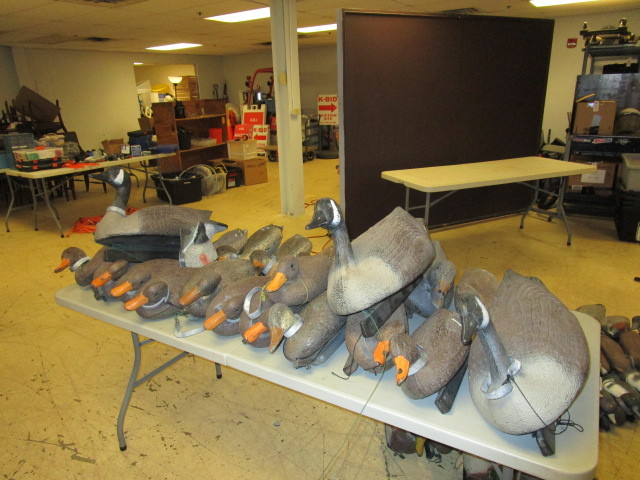 lot 736 image: DUCK AND GEESE DECOYS