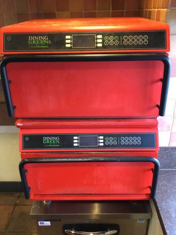 2 Dining Green ovens