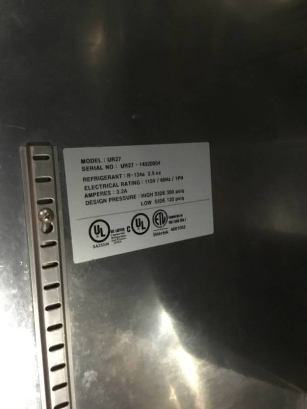 Master Bilt stainless steel cooler