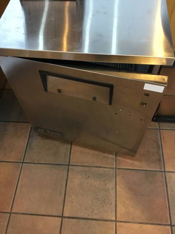 True Stainless-steel cooler
