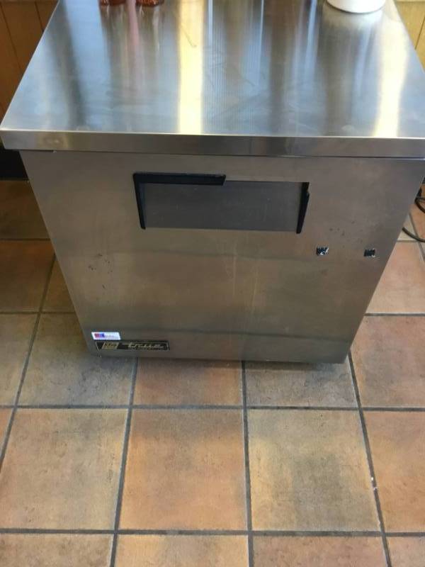 True Stainless-steel cooler
