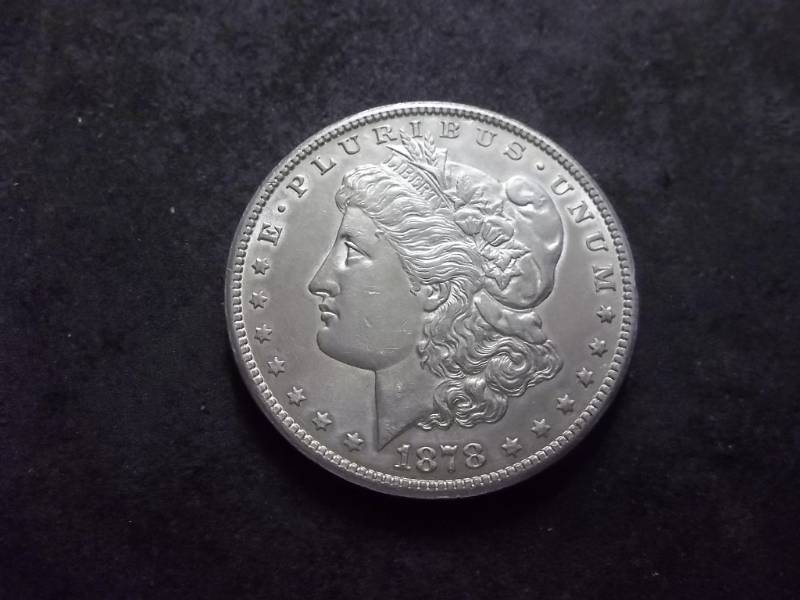 lot 2 image: 1878 S Morgan Silver Dollar
