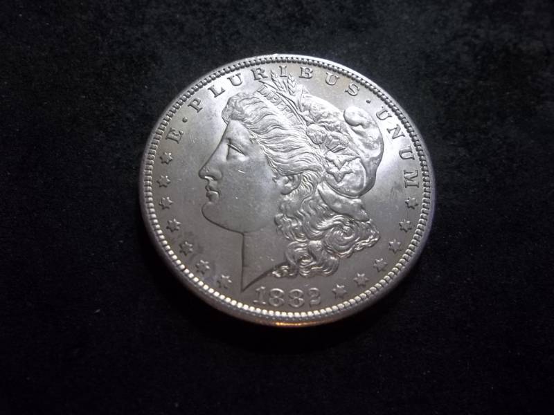 lot 18 image: 1882 S Morgan Silver Dollar