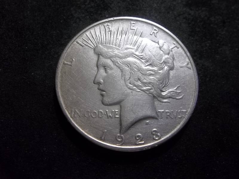 lot 49 image: 1923 D Peace Silver Dollar