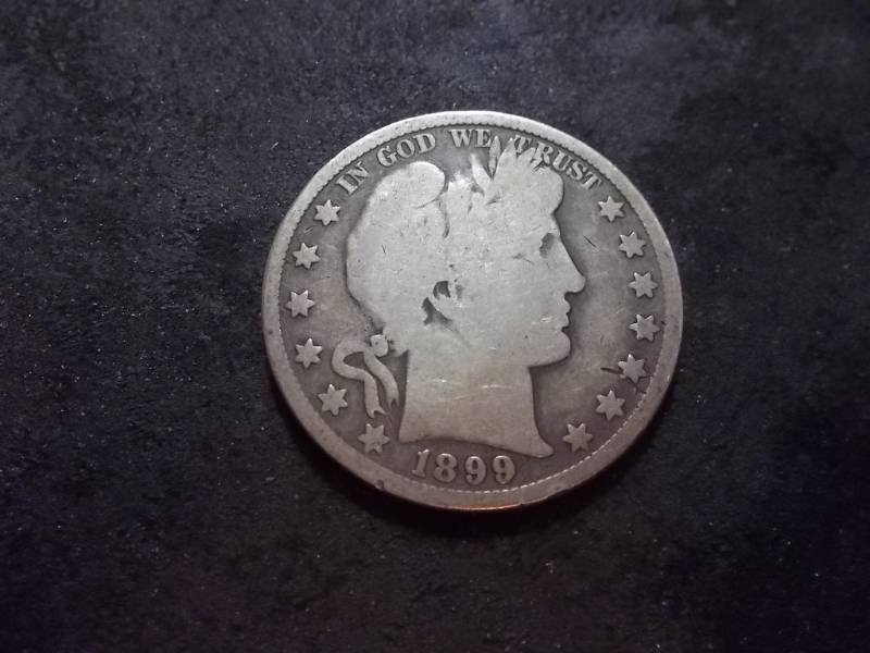 lot 56 image: 1899 Barber Half Dollar