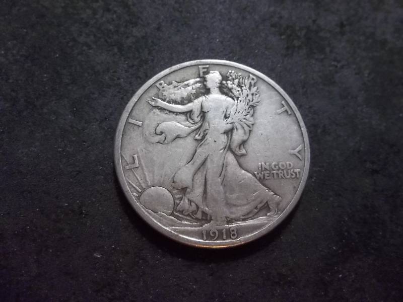 lot 65 image: 1918 Walker Half Dollar