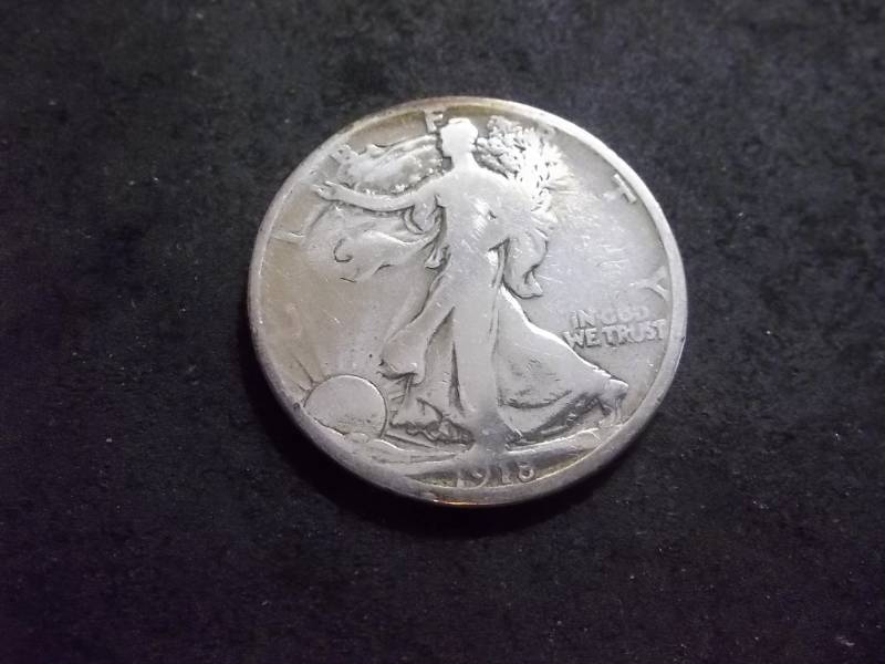 lot 66 image: 1918 S Walker Half Dollar