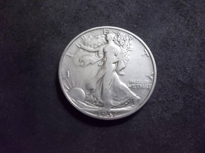 lot 90 image: 1937 S Walker Half Dollar