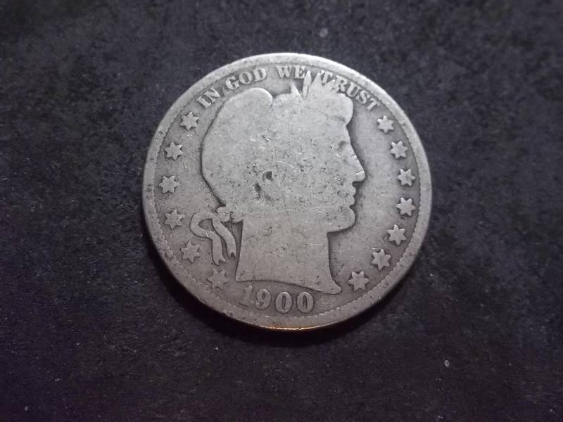 lot 104 image: 1900 Barber Half Dollar