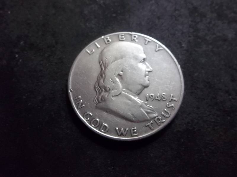 lot 107 image: 1948 Franklin Half Dollar