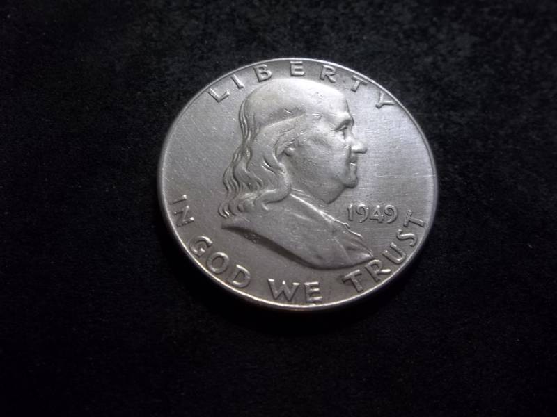 lot 109 image: 1949 Franklin Half Dollar