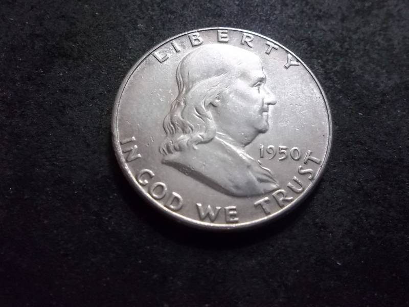 lot 112 image: 1950 Franklin Half Dollar