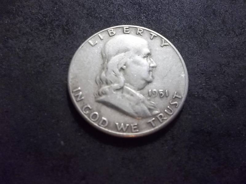 lot 114 image: 1951 Franklin Half Dollar