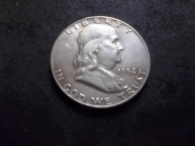 lot 118 image: 1952 D Franklin Half Dollar