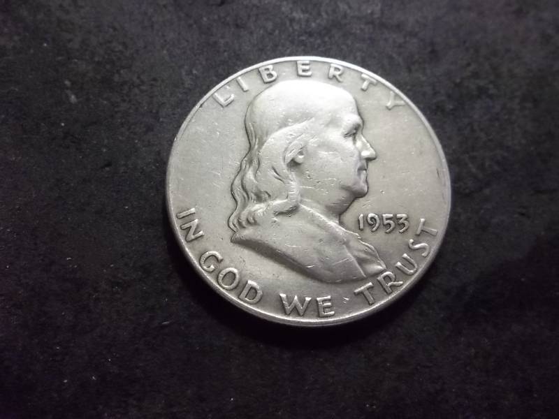 lot 121 image: 1953 D Franklin Half Dollar